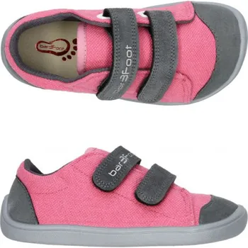 Dívčí tenisky Tenisky plátěnky 3F Natural 3BE29/14 bar3foot super flexi růžové barefoot velikost: 32