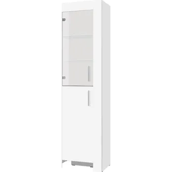 Knihovna Vitrína Cezanne R5, bílá