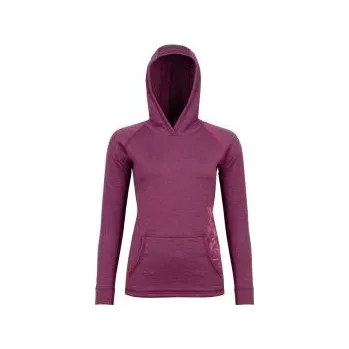 Dámská mikina High Point MOA MERINO LADY HOODY magenta M; Fialová mikina + DÁREK DLE VÝBĚRU!