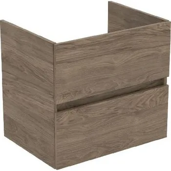 Koupelnový nábytek Ideal Standard Eurovit+ - Umyvadlová skříňka, 55x60x44 cm, 2 zásuvky, ořech R0259Y9