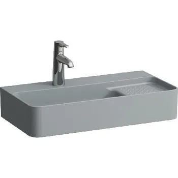 Umyvadlo Laufen VAL - Umývátko, 60x31 cm, bez přepadu, otvor pro baterii, grafit H8152857581041