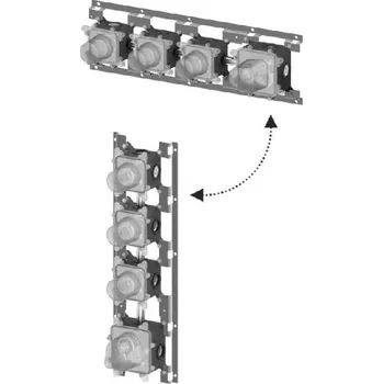 Vodovodní baterie Paffoni Modular Box - Základní těleso pro termostatické baterie pod omítku MDBOX019