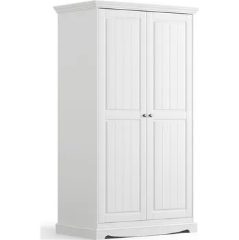 Šatní skříň Massivo.cz Šatní skříň Belluno Elegante 2D, bílá, masiv, borovice