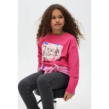 Chlapecké tričko Dívčí triko s dlouhým rukávem malinové Mayoral 7054 Velikost: 12 let (152 cm)