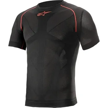 Motodoplněk Termotriko s krátkým rukávem Alpinestars Ride Tech Summer černo-červené XL/2XL