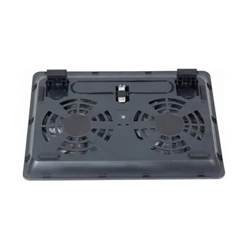 GEMBIRD Podstavec pod notebook , pro notebooky do 15,6", LED, černý NBS-2F15-05