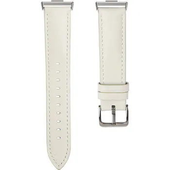 Ostatní příslušenství k chytrým hodinkám eses Kožený řemínek pro Huawei Watch Fit 3, 4 a 4 Pro - Bílý