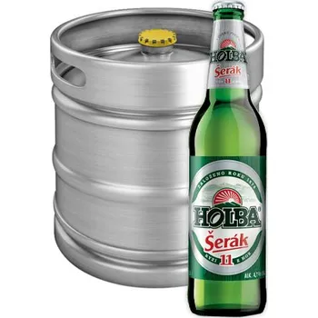 Pivo Holba Šerák 11, světlý ležák, 30l KEG