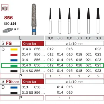 Zahradní dekorace Diaswiss 856 zelená, 6ks/balení - 021 mm