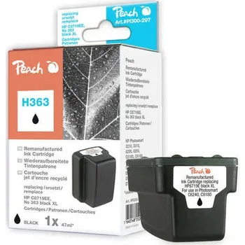 PEACH HP H363, HP 363, No. 363, black, C8719EE