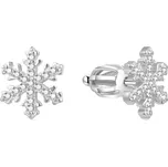 Beneto Stříbrné náušnice Vločka AGUP1596S + 2 měsíce na vrácení zboží