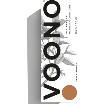 Barva na vlasy VOONO Přírodní hennová barva na vlasy Peach Blonde 100 g