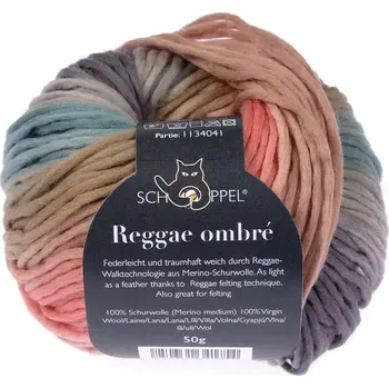 Příze Schoppel Wolle Reggae ombré 2624 Elchtest (Příze merino Reggae ombré 2624 Elchtest)