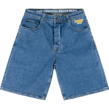 Pánské kraťasy HOMEBOY kraťasy - x-tra Monster Denim Shorts Washed Blue (WASHED BLUE-81)