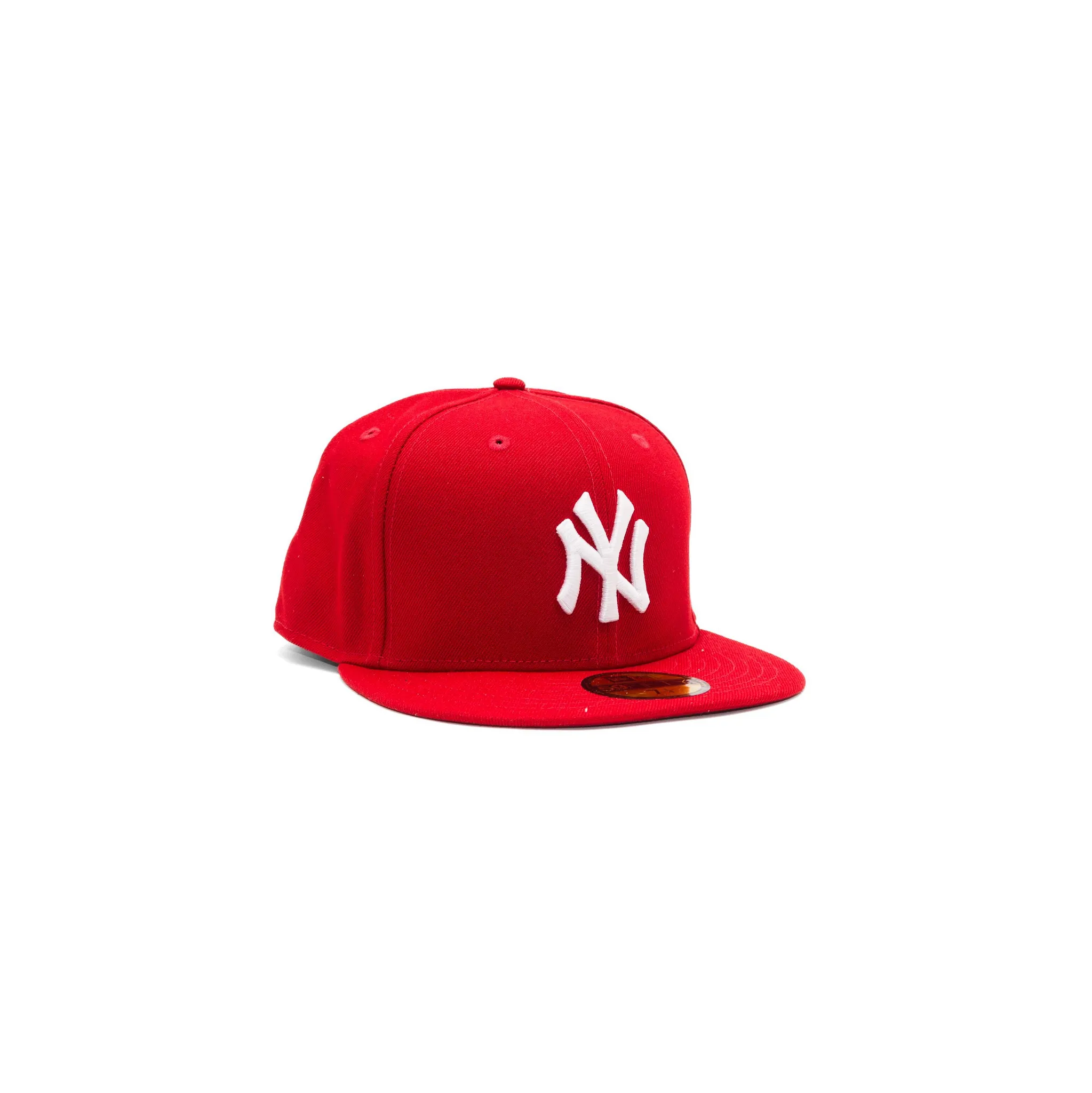 Fotografie 1 - Kšiltovka New Era 59FIFTY MLB Basic New York Yankees Scarlet/ White 7 1/4
