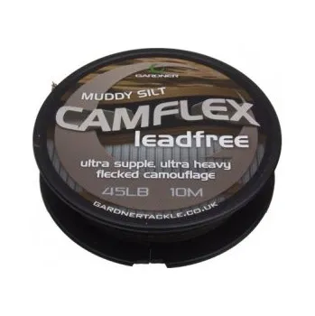 Gardner Bezolovnatá šňůrka Camflex Leadfree 10m|45lb (20,4Kg) Weedy Green