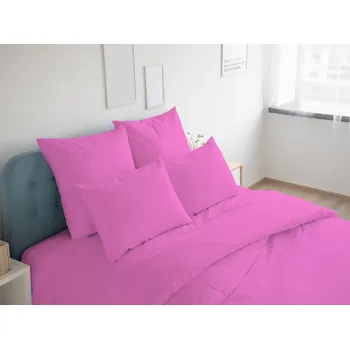 Povlečení Stella Ateliers Ložní povlečení JOY tmavě růžová Povlečení: povlak 40x40cm s výšivkou