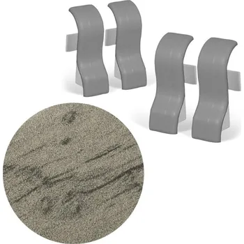 soklová lišta NOVÁK Spojka k soklové liště MDF 40x20 Dub letitý, 4ks M08-AMSP018