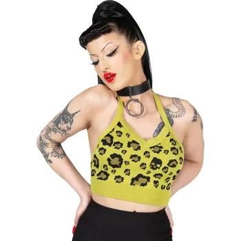 tílko dámské - Skulleo Halter - KILLSTAR - KSRA010891 - L