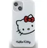 Pouzdro na mobilní telefon Hello Kitty IML Head Logo pro Apple iPhone 13 bílé