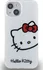 Pouzdro na mobilní telefon Hello Kitty IML Head Logo pro Apple iPhone 13 bílé