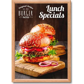 Rám na obraz Klaprám A2, ostrý roh, 25 mm, barva Dřevo