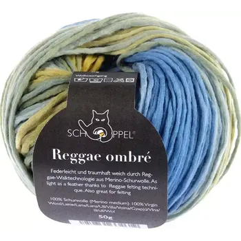 Příze Schoppel Wolle Reggae ombré 2436 Waldmeister (Příze Reggae ombré 2436 Waldmeister)