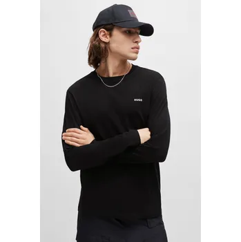 Pánské tričko HUGO 50466159 černé Velikost: M