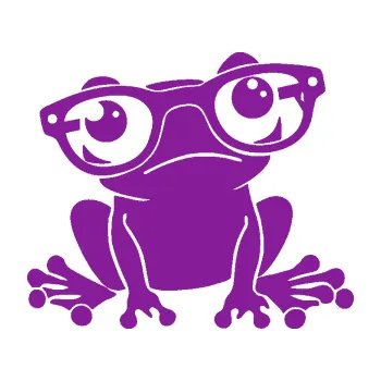 Samolepící dekorace Žába 011 pravá kouká s brýlemi (14 - fialová) SAMOLEPKA NA AUTO, NÁLEPKA, FÓLIE, POLEP, TUNING, VLASTNÍ TEXT, TISK, AUTOSAMOLEPKY.cz, POLEPY, OBRÁZEK, LOGO, 3D STICKERS