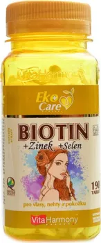 VitaHarmony Biotin + Zinek + Selen