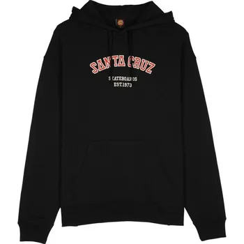 Pánské oblečení SANTA CRUZ mikina - Collegiate Strip Black (BLACK)