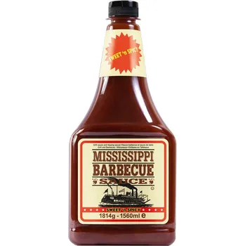 Omáčka Mississippi Barbecue Sauce Sweet 'n Spicy 1560ml (1814g)