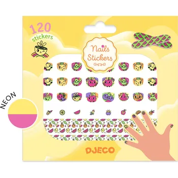 kreativní sada Manikúra – nálepky na nehty pro malé parádnice – Vitamíny