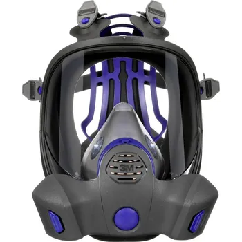 Plynová maska 3M Secure Click FF-802 ochranná maska celoobličejová bez filtru Velikost XS-XXL: M EN 136