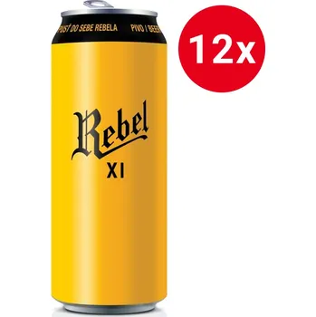 Pivo Rebel Rebel XI světlý ležák 12x0,5l