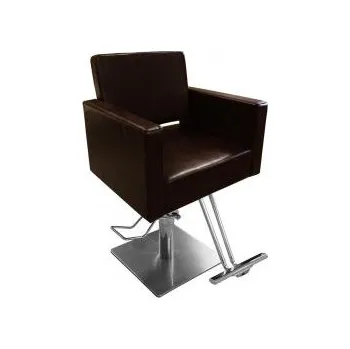 Kadeřnické křeslo Kadeřnické křeslo Karo hnědá natur