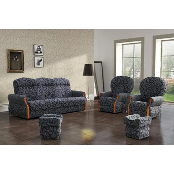 Sedací souprava FN Sedací souprava Kara 3F+1+1+2T šedá/dř.olše