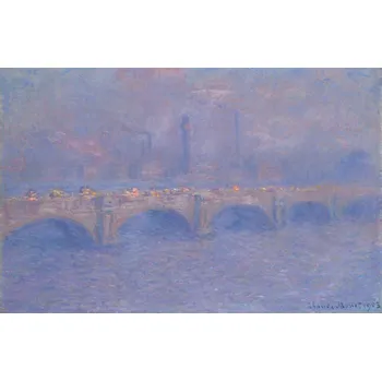 Plakát Plakát, Obraz - Waterloo Bridge, Effect of Fog (1903), Claude Monet