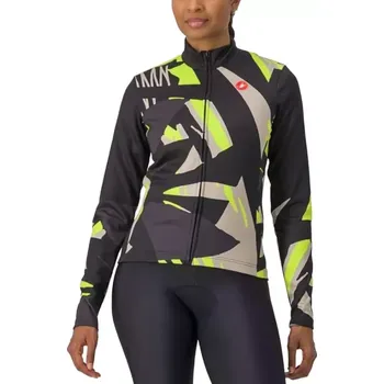 cyklistický dres Cyklistický dres CASTELLI TROPICALE LS Jersey s dlouhým rukávem,zateplený,vel.S