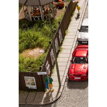 Modelová železnice NOCH 60340 H0 Lepenka 3D - chodník betonové desky 16mm 86cm NO60340