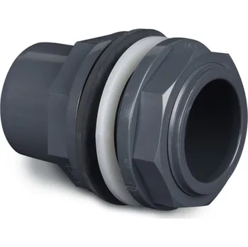 PVC tvarovka - Průchodka lepicí 50/63 x 2“ ext.