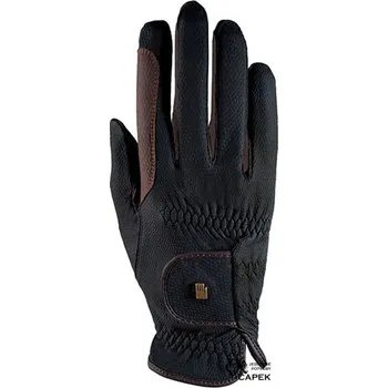 Jezdecké rukavice Rukavice Roeckl -MALTA- - Šedá - 8