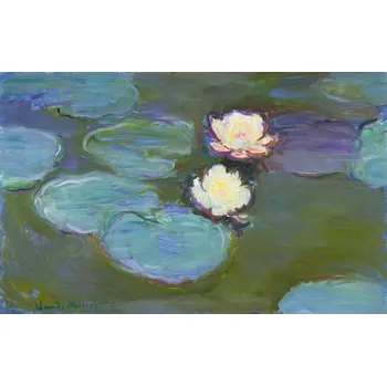 Plakát Plakát, Obraz - Waterlilies, Evening, Claude Monet