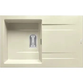 Granitový dřez Granitový kuchyňský dřez Pyramis KARTESIO (79X50) 1B 1D DARK BEIGE (070052811)