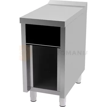 Kuchyňská linka Neutrální pracoviště, s otevřeným podstavcem, 400x750x865 mm | RESTO QUALITY, RQNS7504E