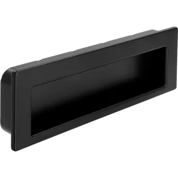 Nábytkové kování Siro Úchytka na zafrézování MALI LONG / Černá matná