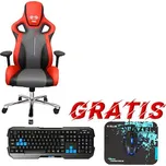 E-Blue Cobra II červená + Polygon herní sada EECC306P