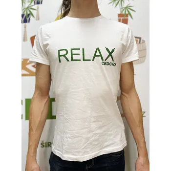 CBD Pánské tričko CBDčko Relax Design: M