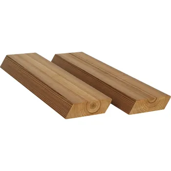 Příslušenství pro plot Dřevěný fasádní profil rhombus SSS 20x68 z materiálu ThermoWood - 3,9 m