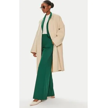 Dámský kabát Weekend Max Mara Vlněný kabát Eris 2425016011 Béžová Oversize 46